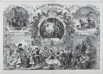 A Merry Christmas and Happy New Year by Winslow Homer